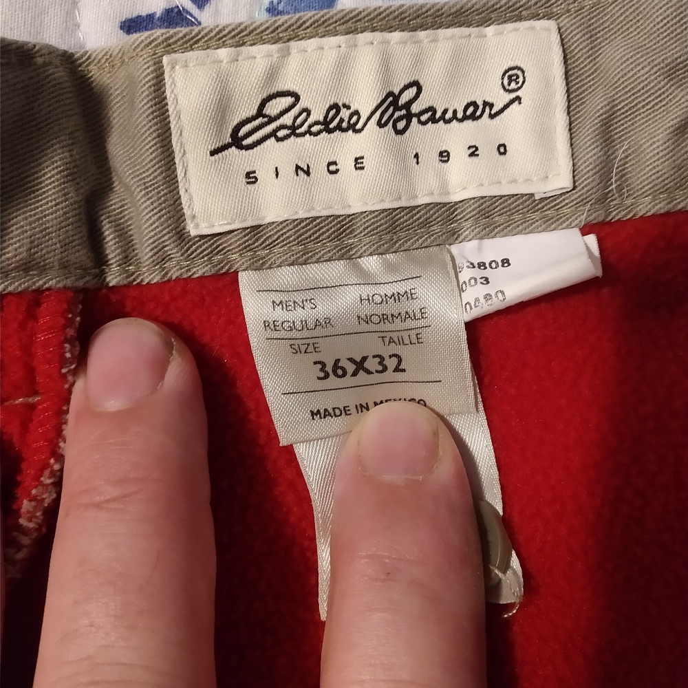 Fleece lined pants